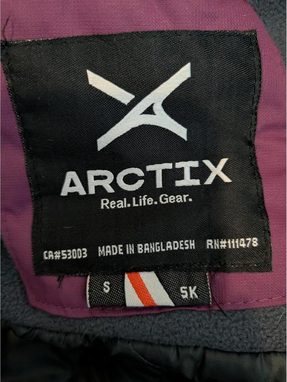 Arctix Jacket Womens Small Purple Hooded Insulated Winter Ski Snow Coat 5K - Picture 6 of 7